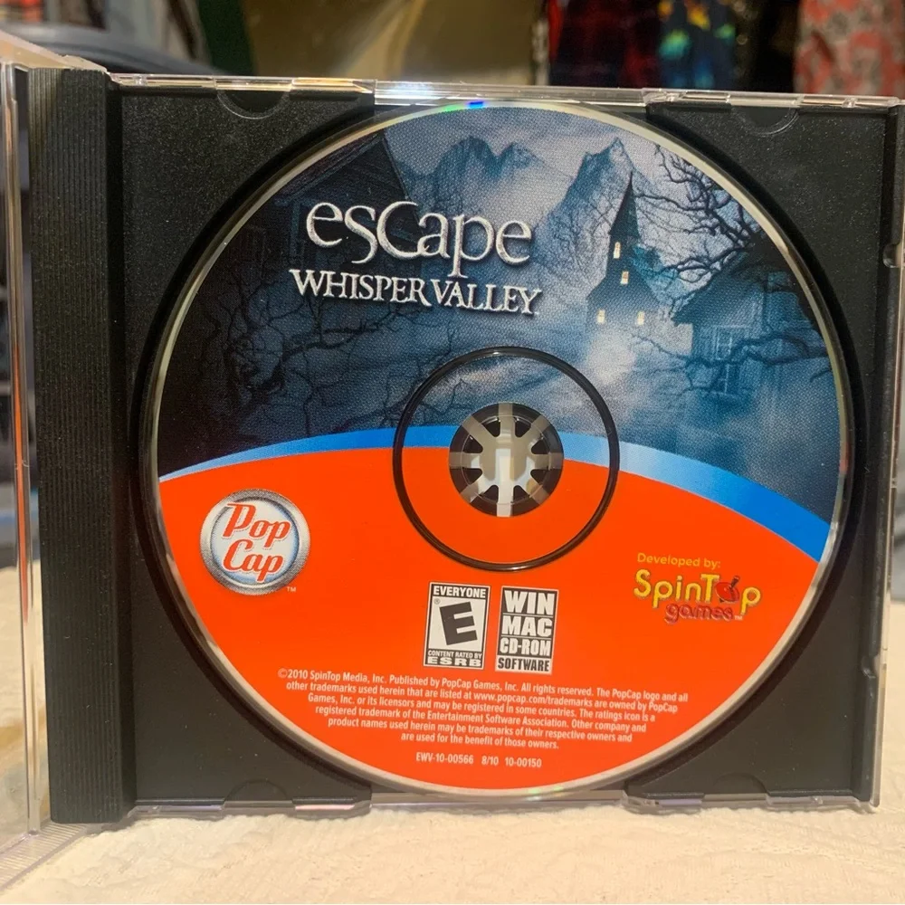 Escape Whisper Valley PopCap Hidden Puzzle 2010 PC CD Rom Game